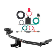 2016 - 2018 Hyundai Tucson Excluding Night Curt 1-1/4", Class 2 Trailer Tow Hitch + 4-flat Wiring Kit 12241