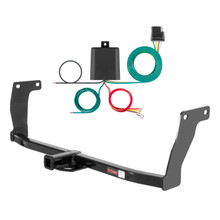 06 - 10 Hyundai Sonata Hybrid Only Curt 1-1/4", Class 1 Trailer Tow Hitch + 4-flat Wiring Kit 11325