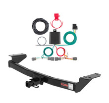 2010 - 2015 Hyundai Tucson Curt 1-1/4", Class 2 Trailer Tow Hitch + 4-flat Wiring Kit 12030