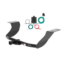 08 - 16 Audi A5 Quattro Coupe, single muffler Curt 1-1/4", Class 1 Trailer Tow Hitch + 4-flat Wiring Kit 11037