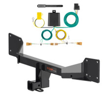 2013 - 2017 Audi Q5 Curt 2", Class 3 Trailer Tow Hitch + 4-flat Wiring Kit 13499