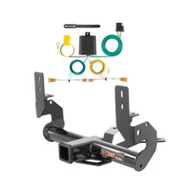 13 - 17 Audi Q5 Excluding hybrid Curt 2", Class 3 Trailer Tow Hitch + 4-flat Wiring Kit 13136