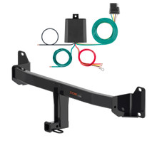 2018 - 2023 BMW X2 Curt 1-1/4", Class 1 Trailer Tow Hitch + 4-flat Wiring Kit 11530