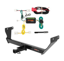 2014 - 2024 Infiniti Q50 Excluding Sport Curt 1-1/4", Class 1 Trailer Tow Hitch + 4-flat Wiring Kit 11407