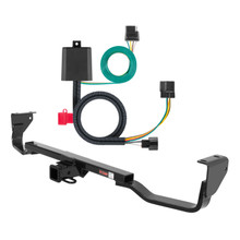 07 - 09 Hyundai Santa Fe Curt 2", Class 3 Trailer Tow Hitch + 4-flat Wiring Kit 13538-5