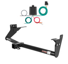 2014 - 2017 Infiniti QX70 Curt 2", Class 3 Trailer Tow Hitch + 4-flat Wiring Kit 13554