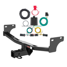 2017 Jeep Compass Built in USA Curt 2", Class 3 Trailer Tow Hitch + 4-flat Wiring Kit 13081