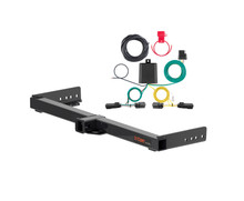 22 - 24 Jeep Grand Cherokee Excluding TrailHawk Curt 2", Class 3 Trailer Tow Hitch + 4-flat Wiring Kit 13525