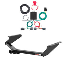 2008 - 2012 Jeep Liberty Curt 1-1/4", Class 2 Trailer Tow Hitch + 4-flat Wiring Kit 12245