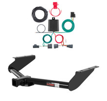 2009 - 2012 Jeep Liberty Curt 2", Class 3 Trailer Tow Hitch + 4-flat Wiring Kit 13245