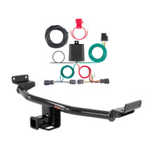 2019 - 2021 Hyundai Tucson Excluding Night Curt 2", Class 3 Trailer Tow Hitch + 4-flat Wiring Kit 13240