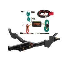 2016 Chevrolet Malibu Limited Excluding LTZ Curt 1-1/4", Class 2 Trailer Tow Hitch + 4-flat Wiring Kit 12115