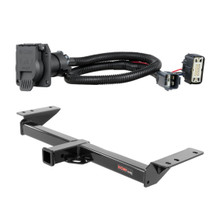2017 - 2026 Cadillac XT5 Excluding Platinum Curt 2", Class 3 Trailer Tow Hitch + 7-way Wiring Kit 13285