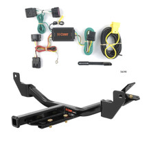 2010 - 2016 Buick LaCrosse Curt 1-1/4", Class 2 Trailer Tow Hitch + 4-flat Wiring Kit 12115