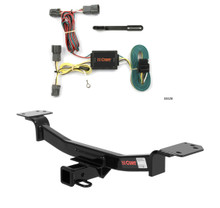 2005 - 2009 Hyundai Tucson Curt 2", Class 3 Trailer Tow Hitch + 4-flat Wiring Kit 13526