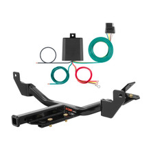 2013 - 2019 Cadillac XTS Curt 1-1/4", Class 2 Trailer Tow Hitch + 4-flat Wiring Kit 12115