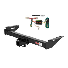 97 - 01 Jeep Cherokee Curt 2", Class 3 Trailer Tow Hitch + 4-flat Wiring Kit 13084