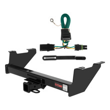 85 - 91 Chevrolet Blazer Full size Curt 2", Class 3 Trailer Tow Hitch + 4-flat Wiring Kit 13401
