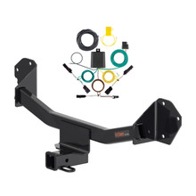 22 - 23 Chevrolet Bolt EUV Curt 2", Class 3 Trailer Tow Hitch + 4-flat Wiring Kit 13495