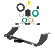 2012 - 2016 Chevrolet Sonic Hatchback, excluding RS Curt 1-1/4", Class 1 Trailer Tow Hitch + 4-flat Wiring Kit 11258