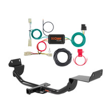 2014 - 2018 Kia Forte Sedan Curt 1-1/4", Class 1 Trailer Tow Hitch + 4-flat Wiring Kit 11368