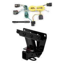 07 - 10 Jeep Grand Cherokee Excluding SRT8 Curt 2", Class 3 Trailer Tow Hitch + 4-flat Wiring Kit 13251