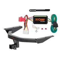 22 - 25 Acura MDX  Curt 2", Class 3 Trailer Tow Hitch + 4-flat Wiring Kit 13472