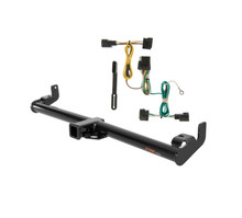 98 - 06 Jeep Wrangler TJ Curt 2", Class 3 Trailer Tow Hitch + 4-flat Wiring Kit 13430
