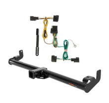 1998 - 2006 Jeep Wrangler TJ Curt 2", Class 3 Trailer Tow Hitch + 4-flat Wiring Kit 13430