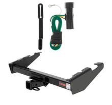 1973 - 1984 Chevrolet Suburban Curt 2", Class 3 Trailer Tow Hitch + 4-flat Wiring Kit 13017