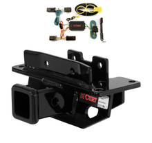 2007 - 2009 Chrysler Aspen Curt 2", Class 3 Trailer Tow Hitch + 4-flat Wiring Kit 13072-1