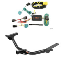 2009 Dodge Journey Curt 1-1/4", Class 2 Trailer Tow Hitch + 4-flat Wiring Kit 12134