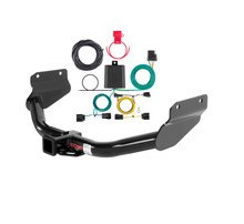 14 - 21 Jeep Grand Cherokee Excluding SRT, SRT8 or Trackhawk Curt 2", Class 3 Trailer Tow Hitch + 4-flat Wiring Kit 13182