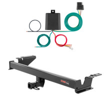 2016 - 2022 Chevrolet Spark Curt 1-1/4", Class 1 Trailer Tow Hitch + 4-flat Wiring Kit 11433