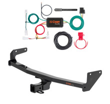 2022 Kia Niro Curt 2", Class 3 Trailer Tow Hitch + 4-flat Wiring Kit 13531