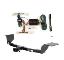 2000 - 2002 Toyota Echo Excluding Canadian models Curt 1-1/4", Class 1 Trailer Tow Hitch + 4-flat Wiring Kit 11289