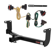 2005 - 2010 Dodge Dakota Curt 2", Class 3 Trailer Tow Hitch + 4-flat Wiring Kit 13230