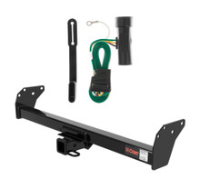 1983 - 1994 Chevrolet Blazer Down size Curt 2", Class 3 Trailer Tow Hitch + 4-flat Wiring Kit 13083