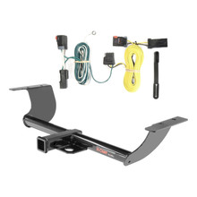 11 - 14 Dodge Challenger Excluding Demon, Hellcat and SRT Curt 2", Class 3 Trailer Tow Hitch + 4-flat Wiring Kit 13236