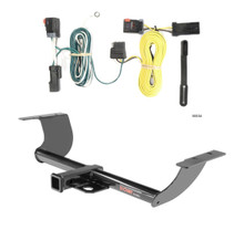 2011 - 2014 Dodge Challenger Excluding Demon, Hellcat and SRT Curt 2", Class 3 Trailer Tow Hitch + 4-flat Wiring Kit 13236