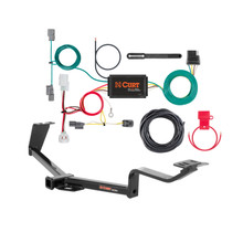 2013 - 2022 Acura ILX Curt 1-1/4", Class 1 Trailer Tow Hitch + 4-flat Wiring Kit 11391