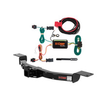 2013 - 2017 Chevrolet Traverse Curt 2", Class 3 Trailer Tow Hitch + 4-flat Wiring Kit 13424