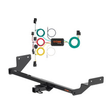 2019 Kia Forte Sedan Curt 1-1/4", Class 1 Trailer Tow Hitch + 4-flat Wiring Kit 11615