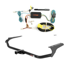 2009 - 2016 Toyota Venza Curt 1-1/4", Class 2 Trailer Tow Hitch + 4-flat Wiring Kit 12341