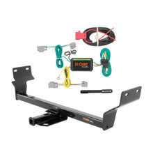 2015 - 2017 Chrysler 200 Curt 1-1/4", Class 1 Trailer Tow Hitch + 4-flat Wiring Kit 11403