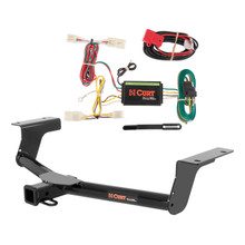 06 - 12 Toyota RAV4 Curt 2", Class 3 Trailer Tow Hitch + 4-flat Wiring Kit 13149