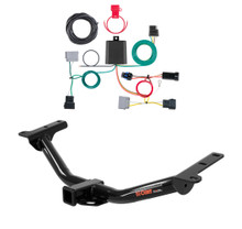 2012 - 2020 Dodge Journey wo/ LED Tailights Curt 2", Class 3 Trailer Tow Hitch + 4-flat Wiring Kit 13201