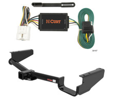 2004 - 2007 Toyota Highlander Curt 2", Class 3 Trailer Tow Hitch + 4-flat Wiring Kit 13530