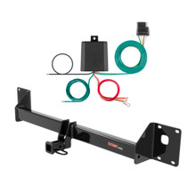 2018 - 2019 Volkswagen Golf Alltrack Curt 1-1/4", Class 1 Trailer Tow Hitch + 4-flat Wiring Kit 11422