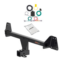 22 - 24 Toyota Corolla Cross With LED Tailights Curt 2", Class 1 Trailer Tow Hitch + 4-flat Wiring Kit 11637